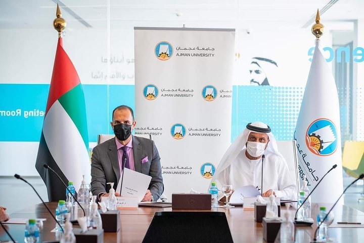 Signing of M.O.U between the U.A.E Inventors Association and "Ajman University"
