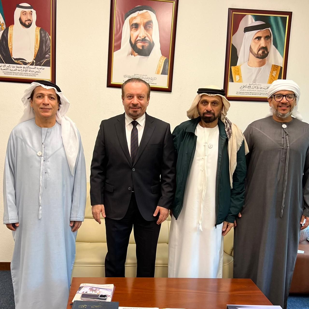 The delegation of inventors visits the UAE office of the Trade Organization in Geneva